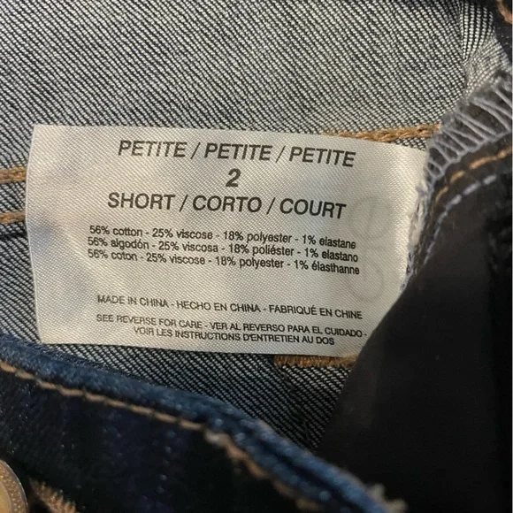 Code Bleu Chelsea Classic Straight Jeans Size 2P Short - Picture 6 of 11